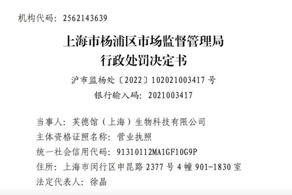 圖據(jù)國家企業(yè)信用信息公示系統(tǒng) 行政處罰